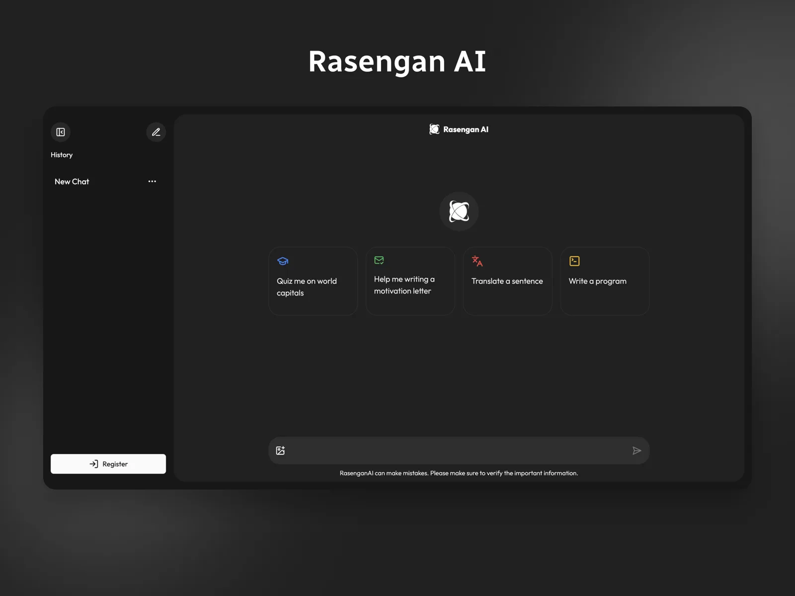 Screenshot of Rasengan AI