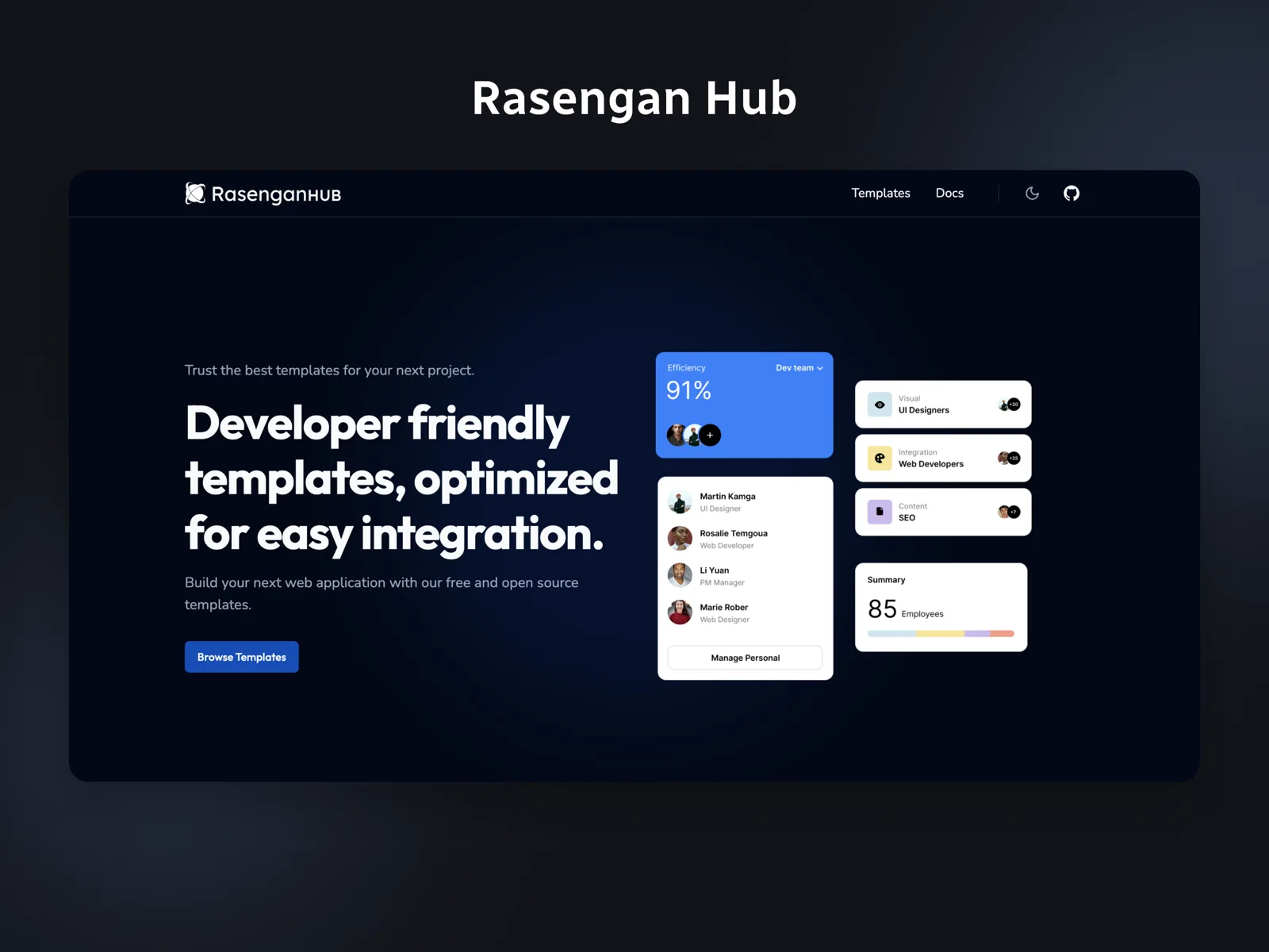 Screenshot of Rasengan Hub